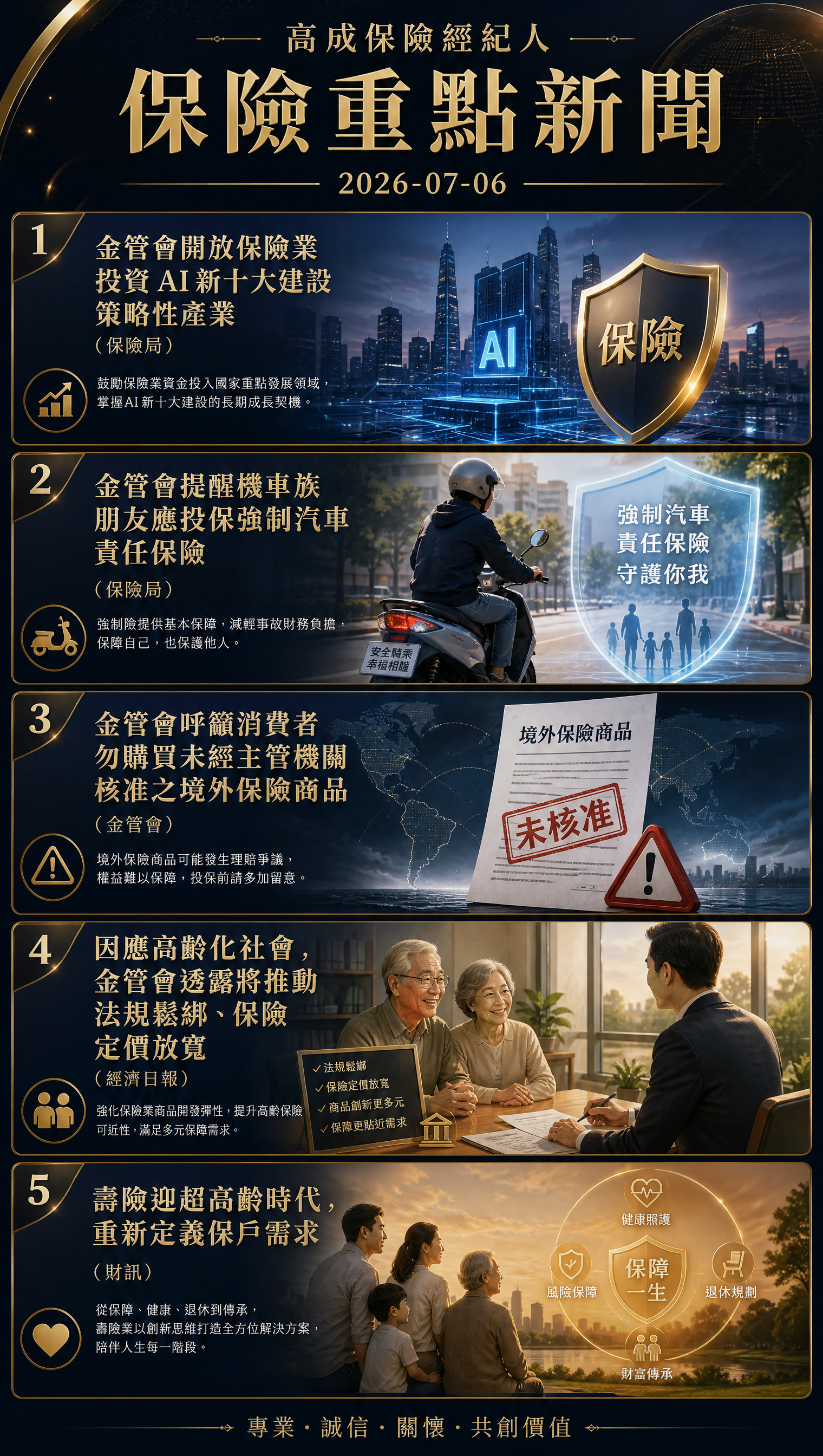 保險新聞漫畫分鏡