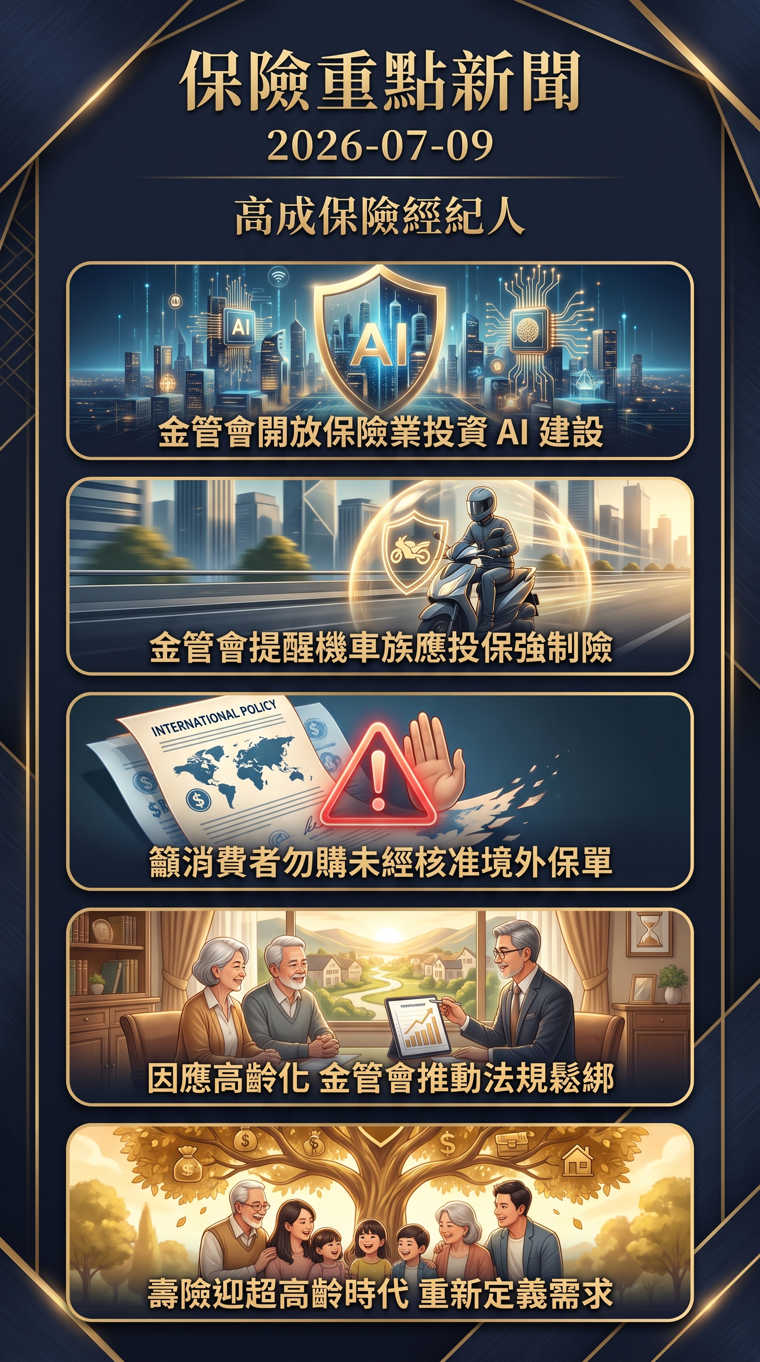 保險新聞漫畫分鏡